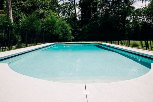 Metal Pool Fence Installation