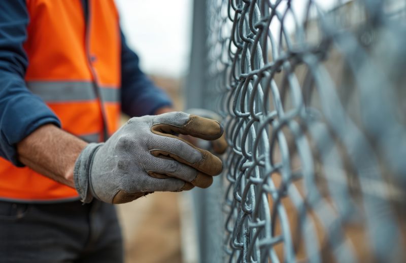 Chain Link Fence Repair detail