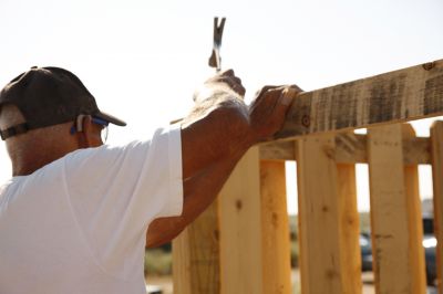 Fence Rail Repair detail